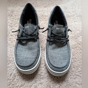 Skechers Women's Black Canvas Slip-On Shoes 7.5M